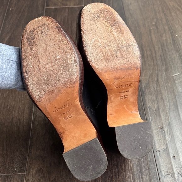 Vince Navina Leather Mule Black Leather - Picture 5 of 6